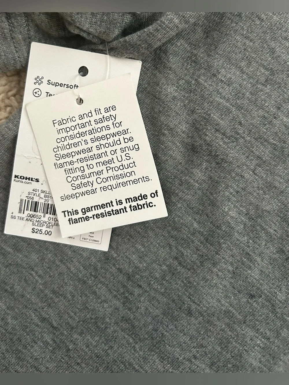 SONOMA Boys Gray Short Sleeve Tee Size Large (10/12) NWT